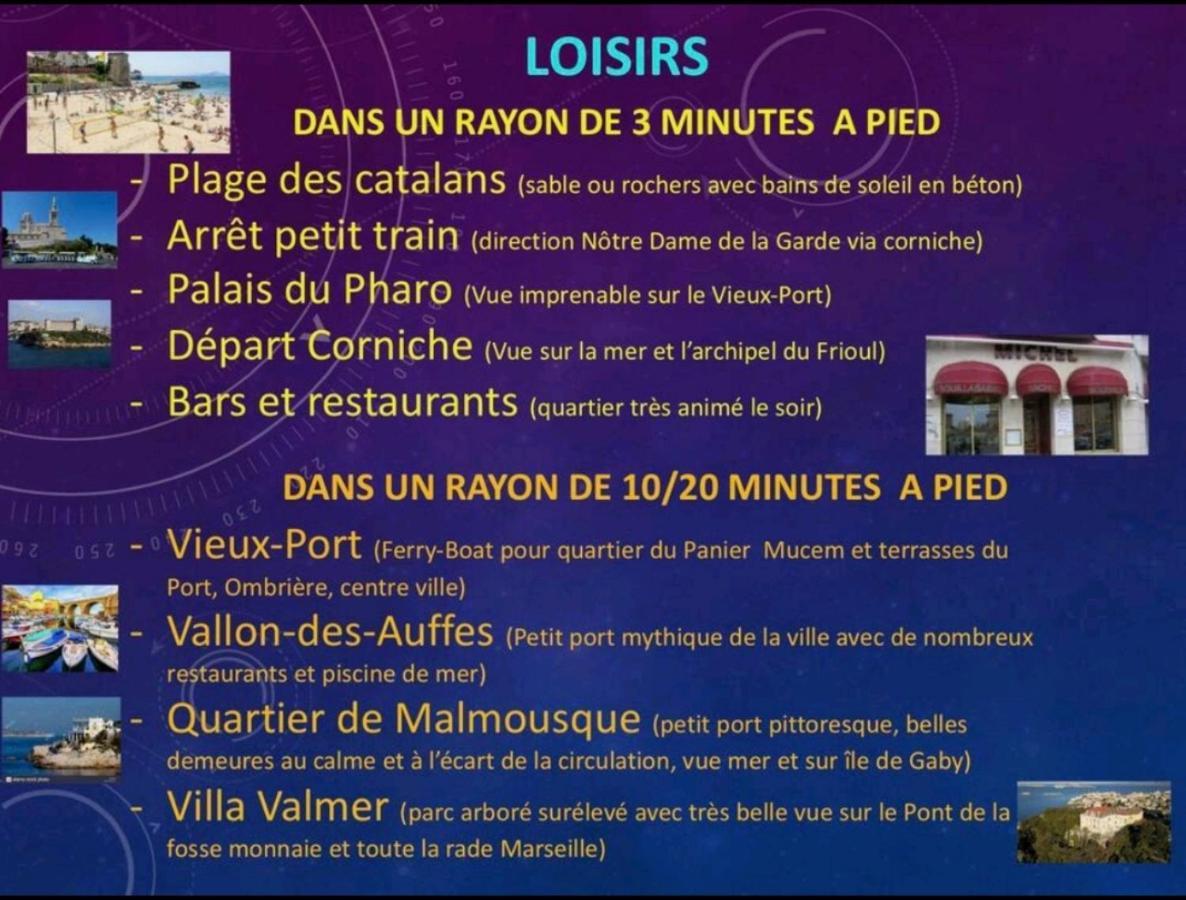 Pied A Terre Strategique Apartman Marseille Kültér fotó