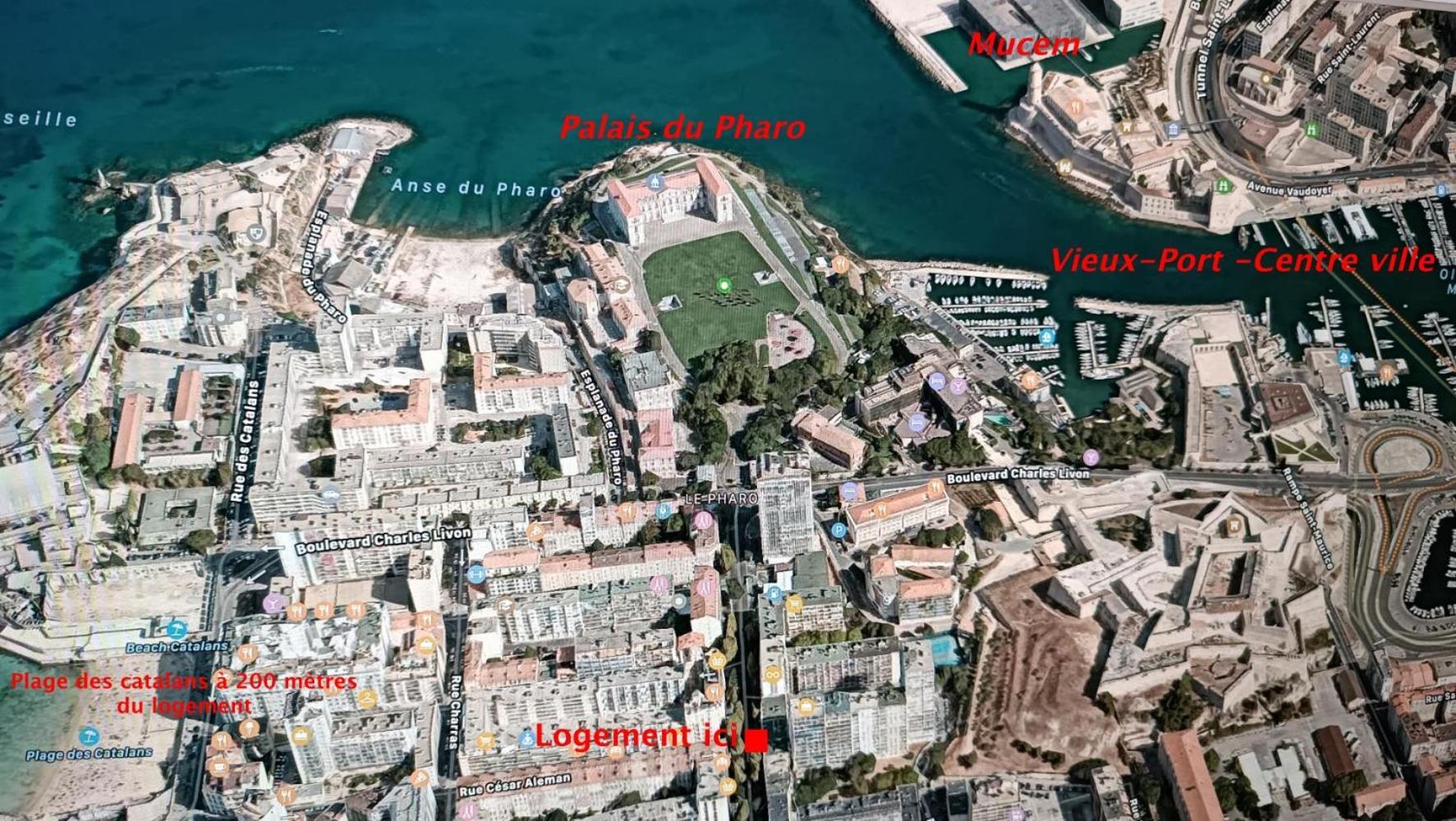 Pied A Terre Strategique Apartman Marseille Kültér fotó